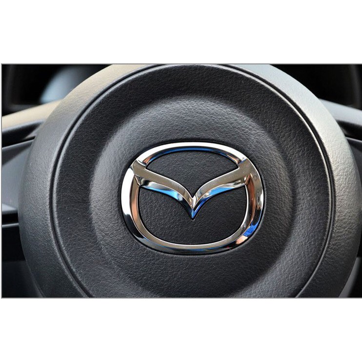Logo Vô Lăng Mazda Cx5, Mazda 3, Mazda Cx8, Mazda 6, Mazda 2, Chất Liệu Hợp Kim Cao Cấp Không Rỉ