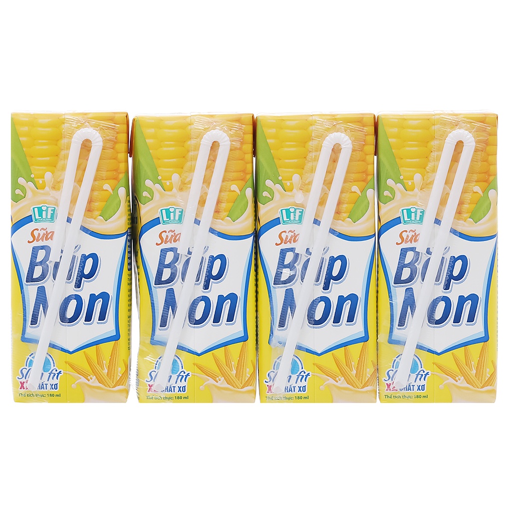 THÙNG 24 HỘP 180ML SỮA BẮP NON LIF KUN