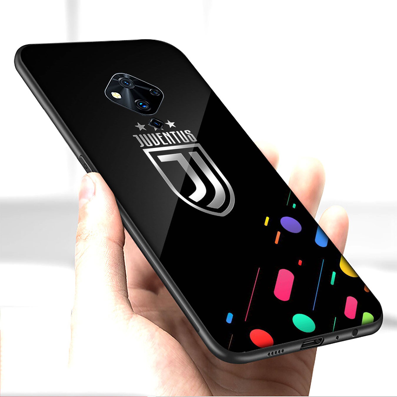 Ốp Lưng Silicone Mềm In Hình Logo Juventus Cho Oppo Realme C17 C15 C12 X3 Xt X2 X7 7 7i Nrz 20 Pro Realme7I Realmec12