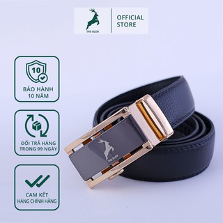 Thắt lưng nam thời trang hàn quốc - Dây lưng nam cao cấp da PU bảo hành 10 năm THE GLEN TG113