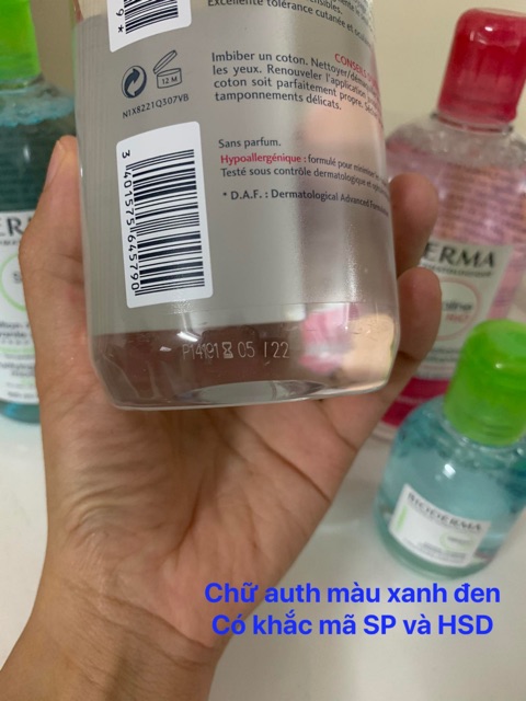 Nước Tẩy Trang Bioderma H2O 500ml [CHÍNH HÃNG PHÁP] | BigBuy360 - bigbuy360.vn