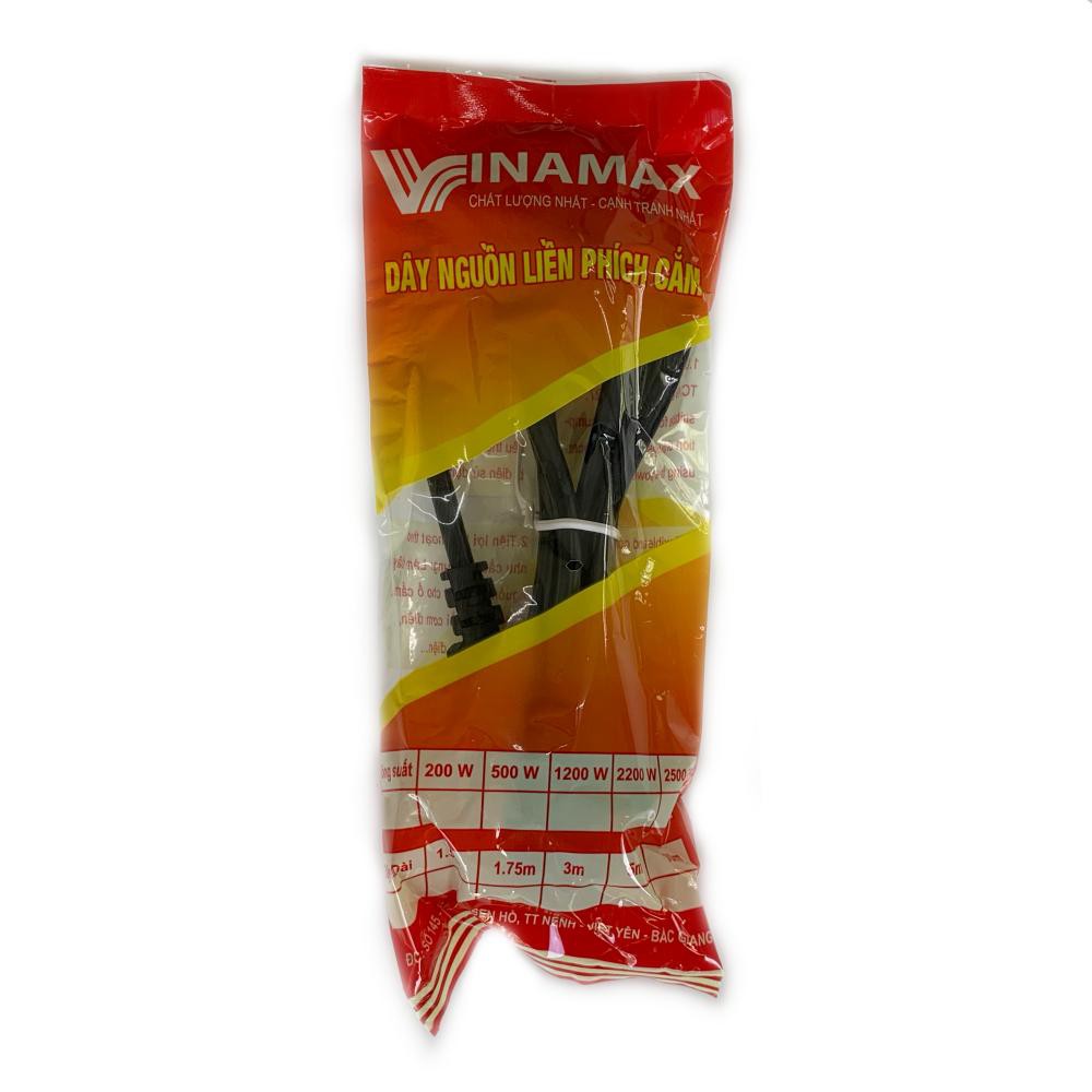 Dây nguồn 2 chân VINAMAX 2M, dây cáp nguồn 2 chân cho laptop, máy in, dây nguồn lõi đồng