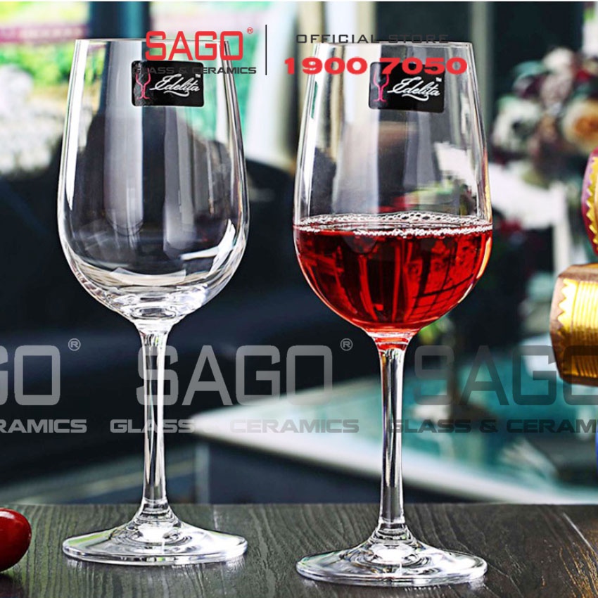 Ly thủy Tinh Pha Lê Idelita Rhone Red wine 480ml , 350ml , 250ml | Tùy Chọn Dung Tích