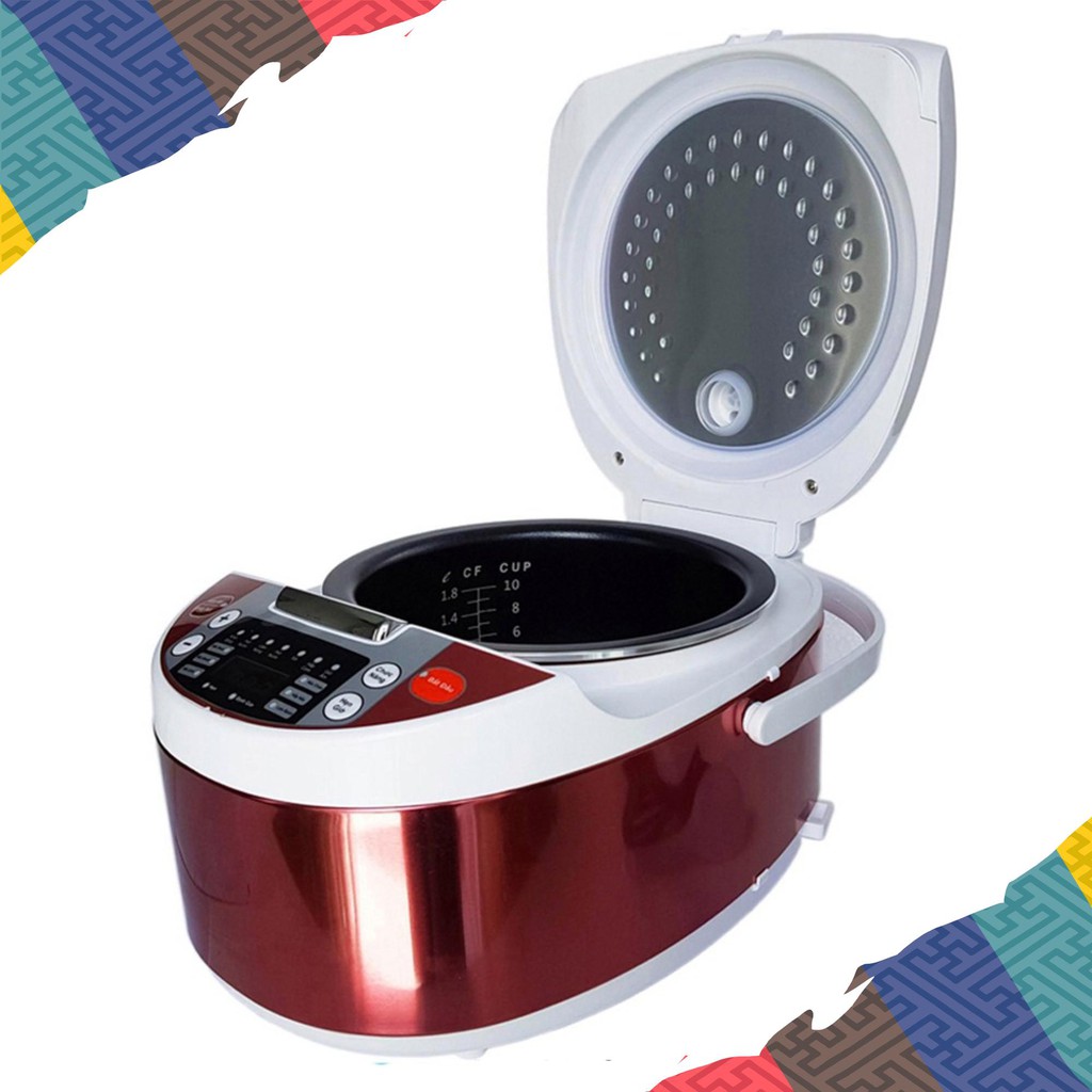 [ELHAT10 giảm tối đa 150K] Nồi Cơm Điện Tử Cao Cấp Nấu Ngon Như Cơm Niêu 1.8L