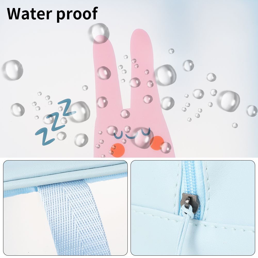 Túi đựng mỹ phẩm bằng PVC mềm trong suốt chống thấm nước di động tiện dụng dành cho nữ