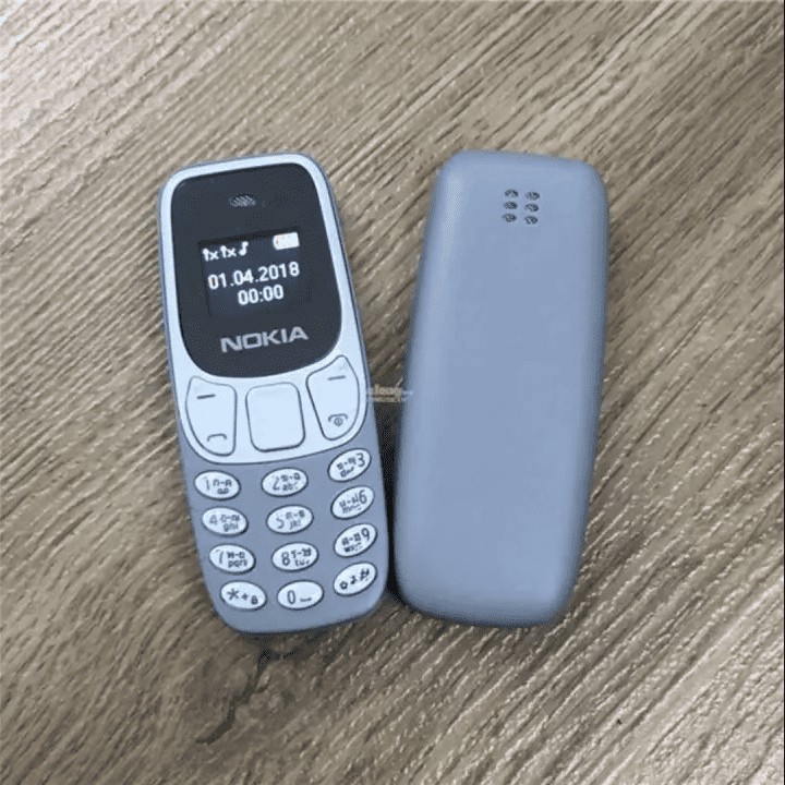 Điện Thoại Siêu Nhỏ 3310 màu Xám Grey (Mã SP: N3310-BM10) – Điện Thọai Mini 3310 2 sim - pin trâu