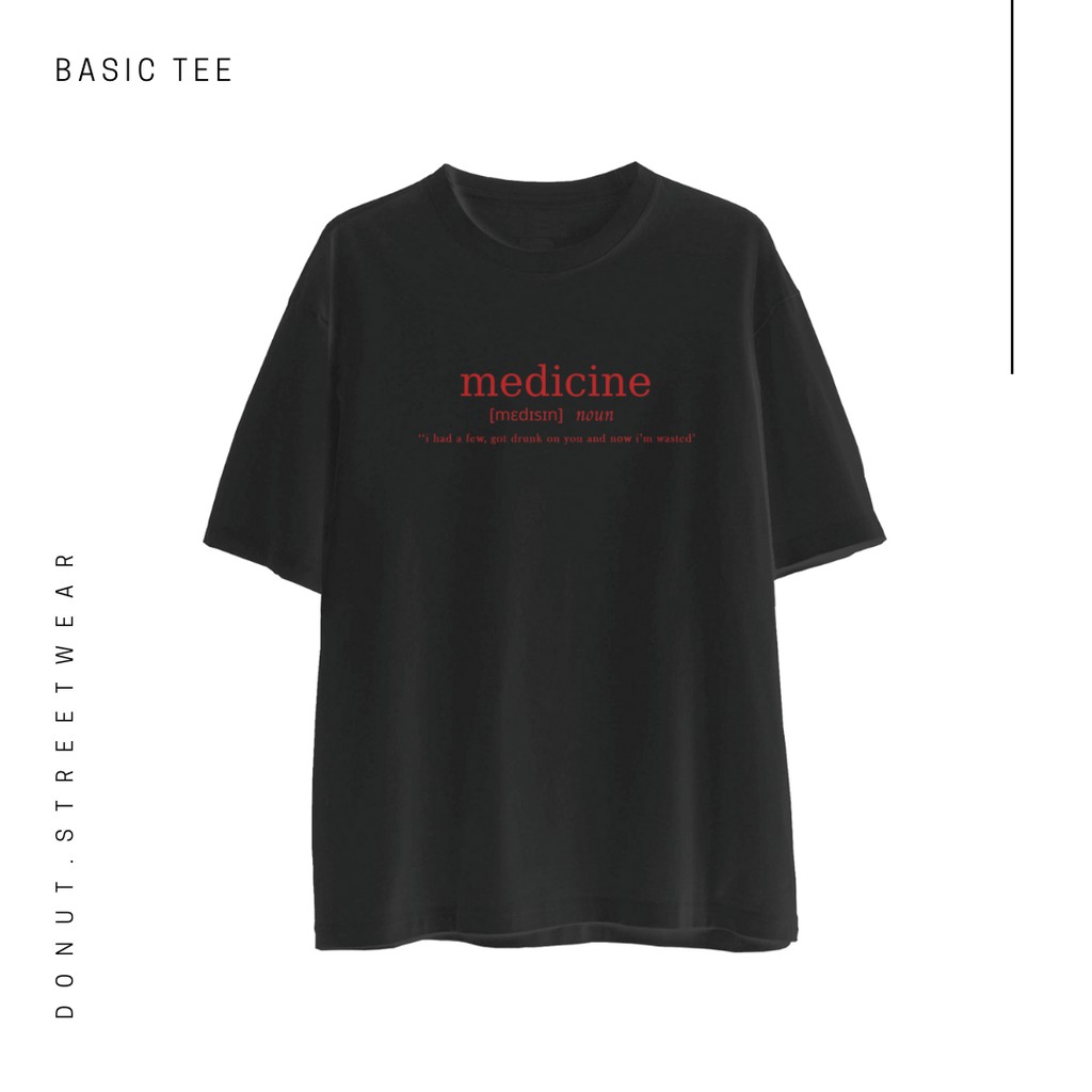 Áo thun cotton unisex Medicine