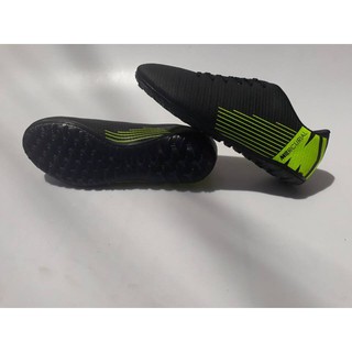 [FREESHIP 200K] Giày bóng đá Mercurialz, Giày đá bóng chữ M, Giày đá banh sân nhân tạo màu đen
