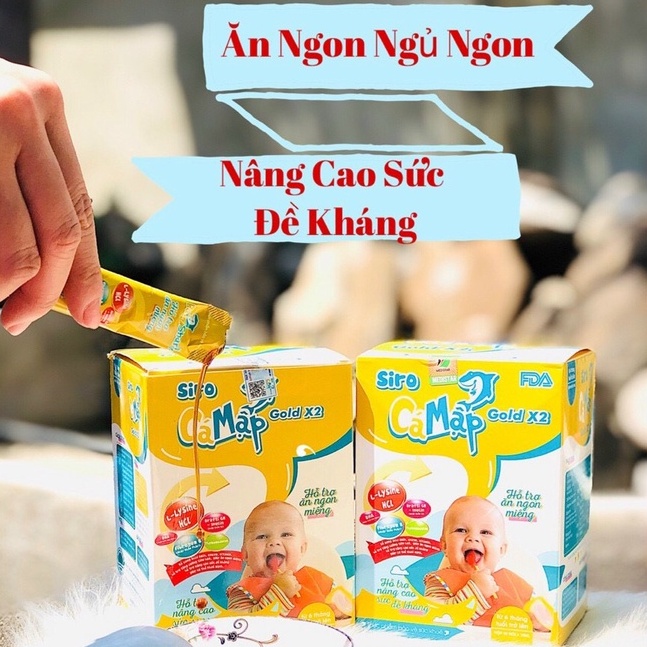 Siro Cá Mập Baby Shark Gold X2 Chính hãng Giúp bé ăn ngon, ngủ ngon