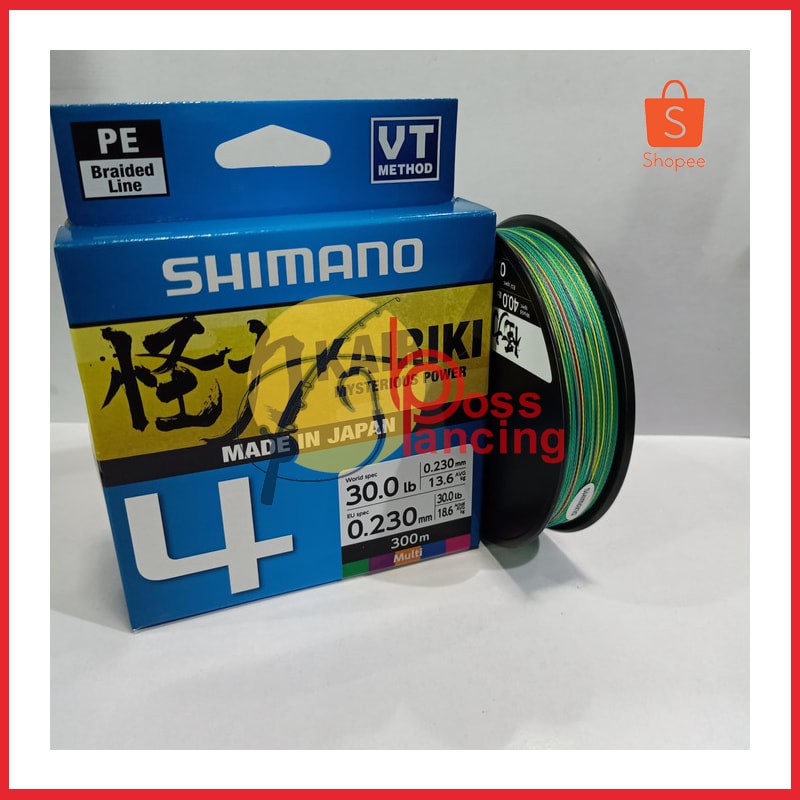 Giày Thể Thao Shimano Kairiki X4 30lbs 300m Nhiều Màu Sắc