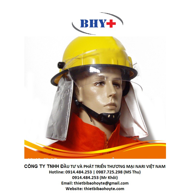 Mũ chống cháy màu vàng - Mũ chữa cháy chất lượng cao