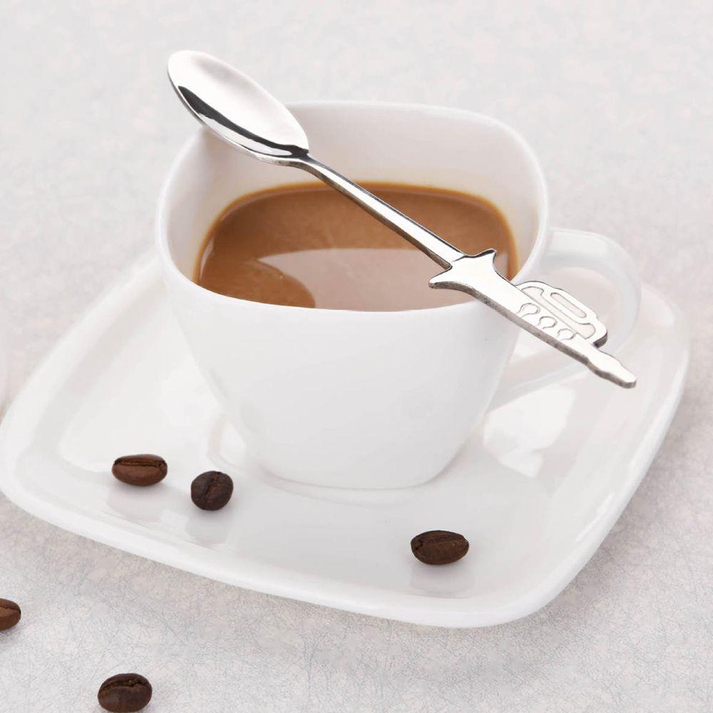 Muỗng Uống Cà Phê Bằng Thép Không Gỉ Thiết Kế Độc Đáo Tiện Dụng
