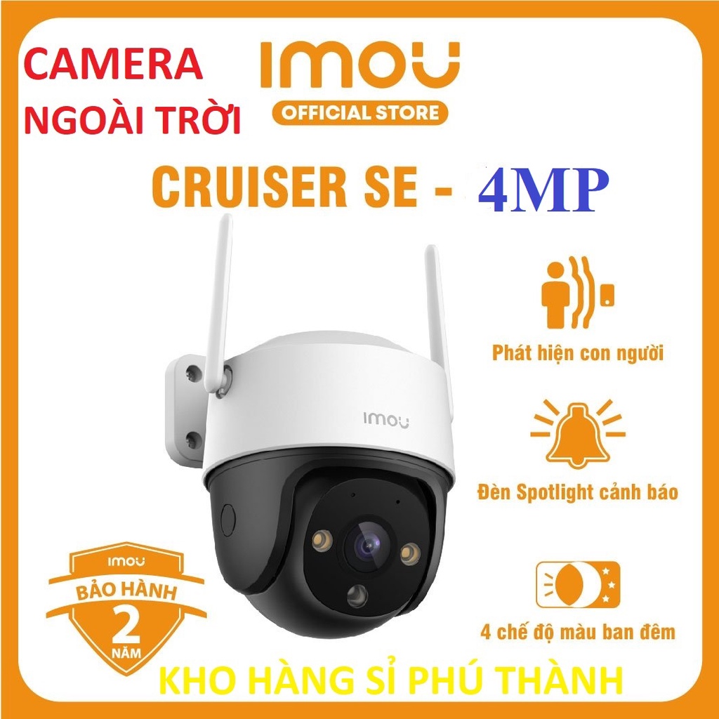 Chính Hãng - Camera Ngoài Trời Wifi Imou Cruiser Ipc S41fp 4mpx Full Color Có màu