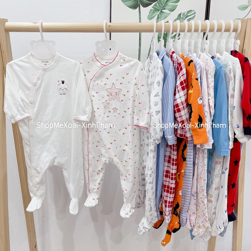 [Size 6-9M 7-8,5kg link 1] Bodysleep cotton, bodysuit cotton cho bé trai, bé gái hàng xuất dư xịn