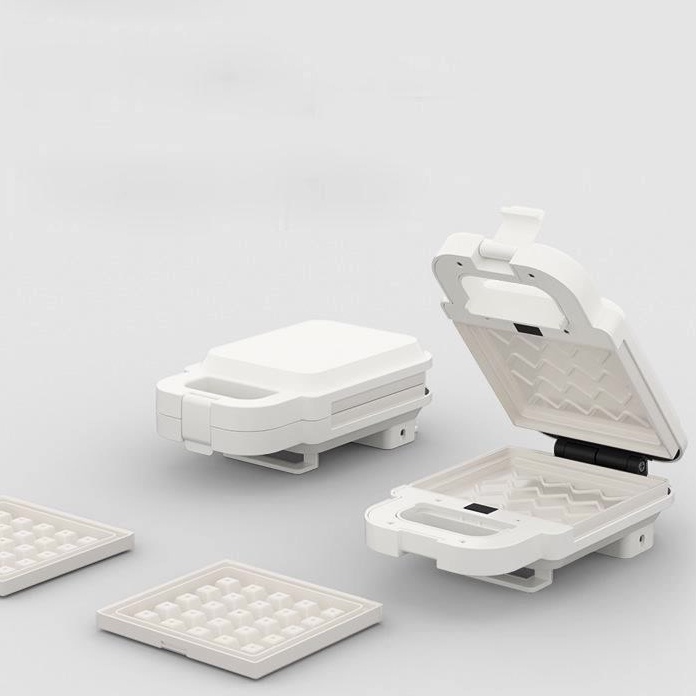 Máy Làm Bánh Ăn Sáng Nướng Bánh Quế Nhỏ Đa Năng OLAYKS  OLK-D1902 [CMART_GIA DỤNG TIỆN ÍCH]