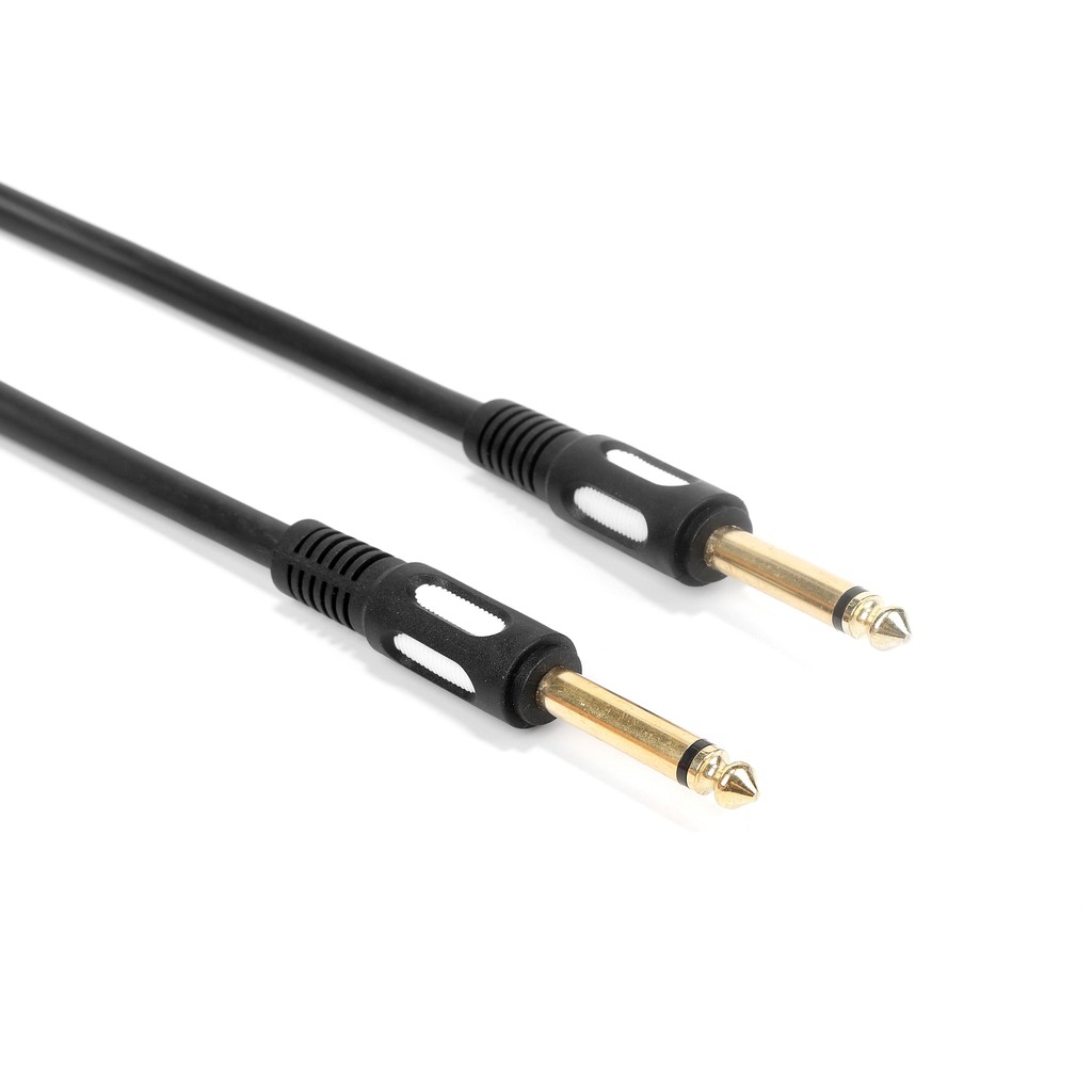 【1.5m/3m/5m/10m】6.35mm Jack To 6.35mm 1/4" Microphone Cable Guitar cord Mono Audio Aux Cable Adapter Jack Audio Cable Double Guitar