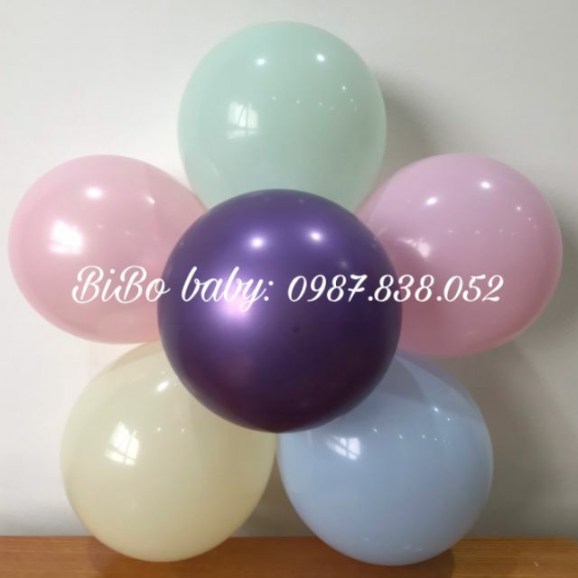 Bóng pastel 5inch trang trí sinh nhật - BiBo baby