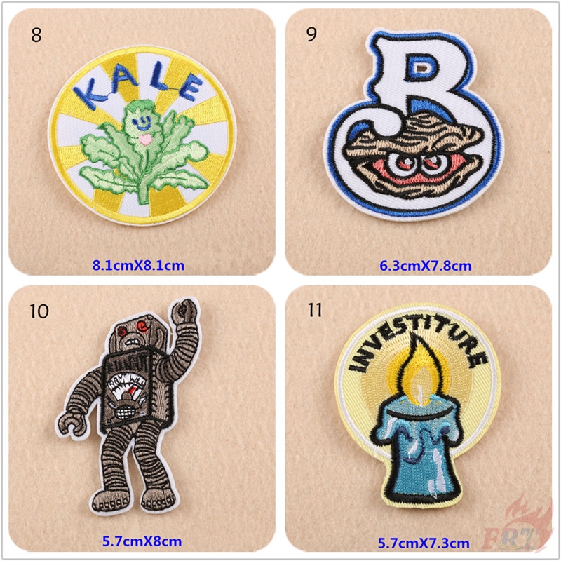 Sticker ủi quần áo họa tiết thêu cá tính（☸ VSCO Patch ☸）