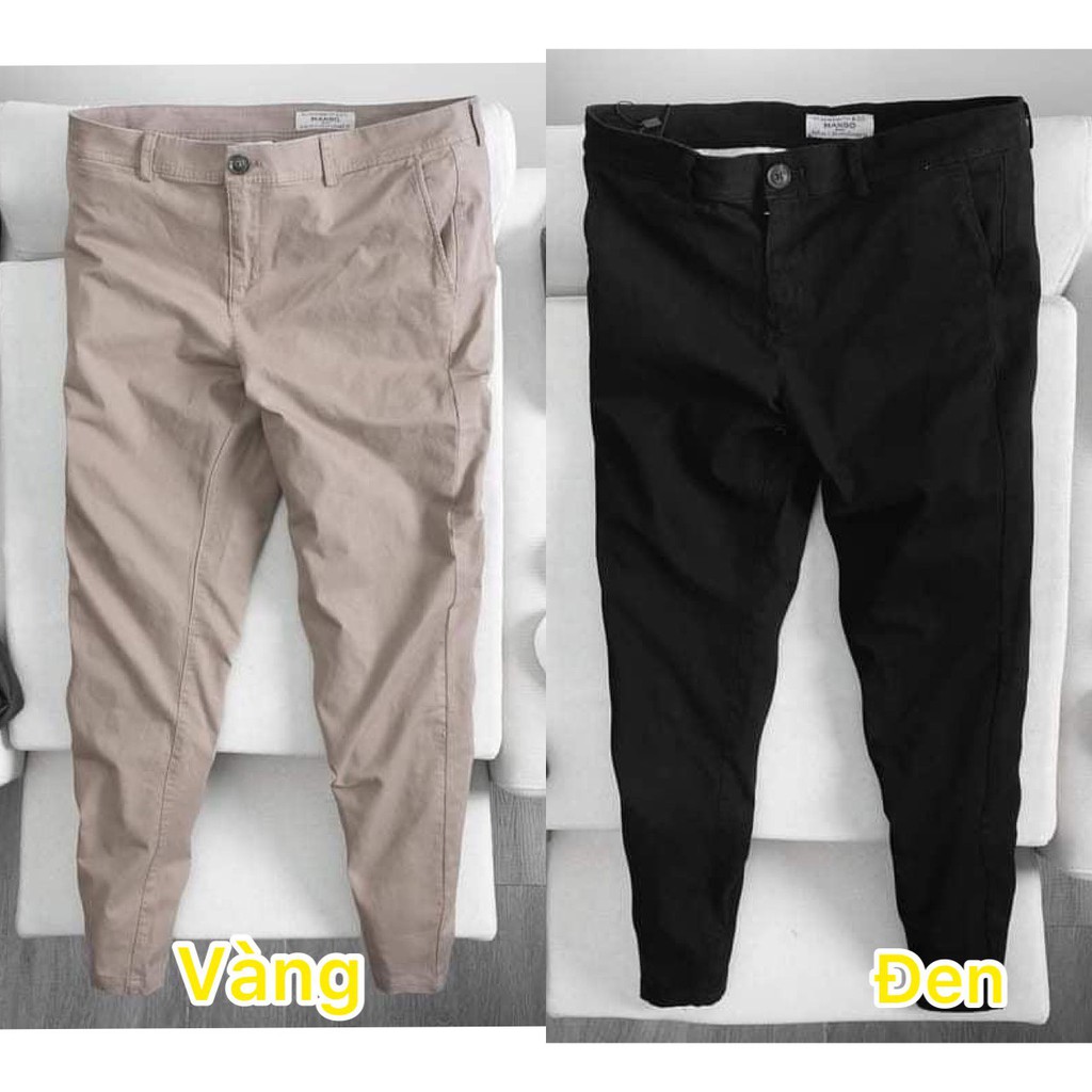 Quần kaki công sở dài nam, dáng trẻ trung, lịch sự, văn phòng, đi chơi đều thoải mái