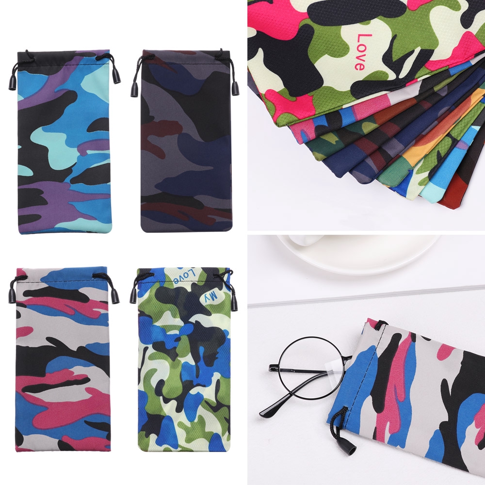 5 Túi Đựng Kính Mát Chống Thấm Nước Màu Ngẫu Nhiên