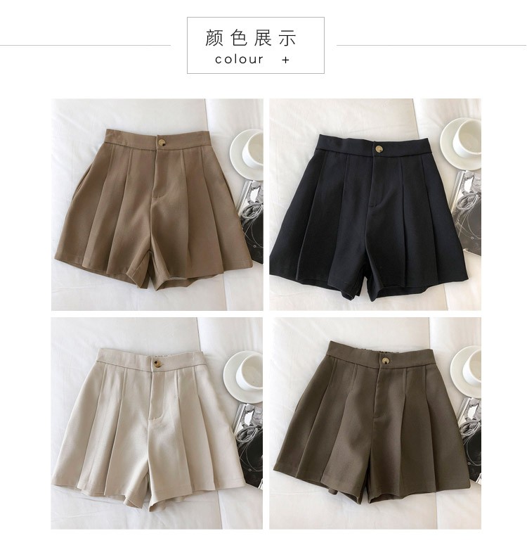 quần ống rộng Màu Trơn Phong Cách Hàn Quốc Thời Trang Mùa Hè Mới Cho Nữ 2021 | BigBuy360 - bigbuy360.vn