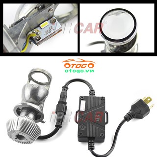 Đèn Bi Cầu Mini Led Siêu Sáng IPHCAR Chân H4