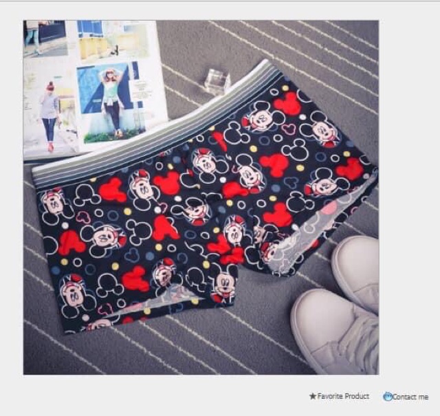 Quần lót nam - combo 4 quần đủ mẫu như hình size 35-85kg