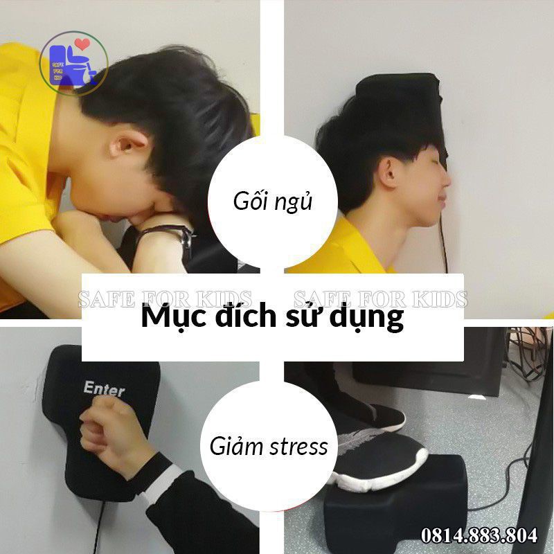 DFA WFG Nút ENTER Siêu to đồ sộ - Đồ Chơi Xả Stress Cho Dân Văn Phòng Cực Hiệu Quả 18 9