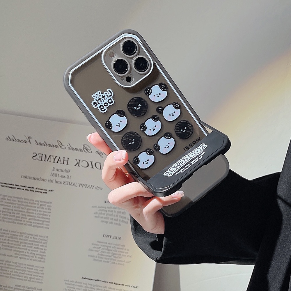 Ốp Điện Thoại Dẻo Họa Tiết Hoạt Hình Chú Chó Dễ Thương Chống Sốc Cho iPhone 13 12 11 Pro XS Max X XR 7 8 plus