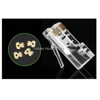 Đầu mạng rj45 cat 6 woji hộp 100 cái