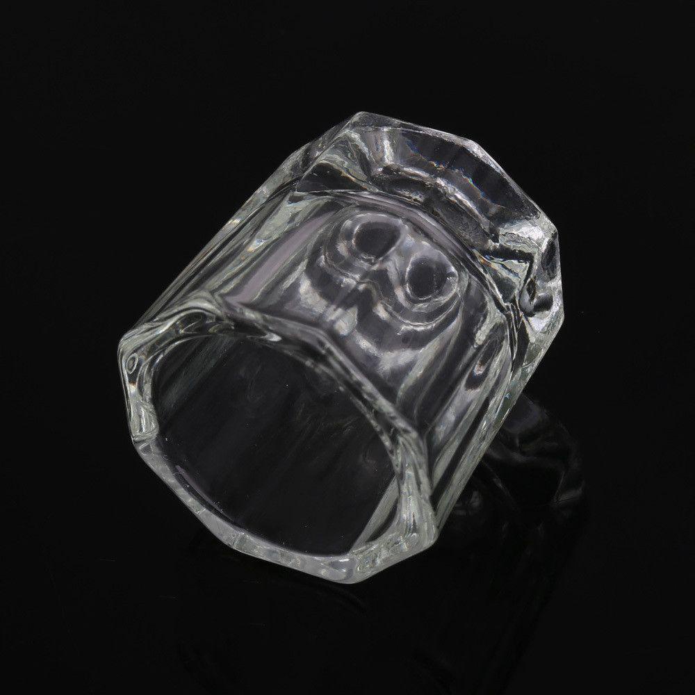 USNOW Cốc Thủy Tinh Mini Đựng Bột Làm Móng Nghệ Thuật