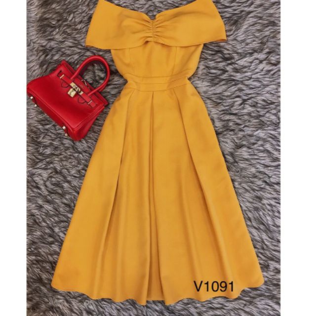 Đầm trễ vai dự tiệc cao cấp