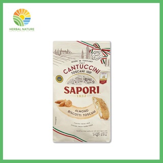 Bánh quy hạnh nhân giòn sapori 175g có hạt hạnh nhân giòn, các bé rất yêu thích