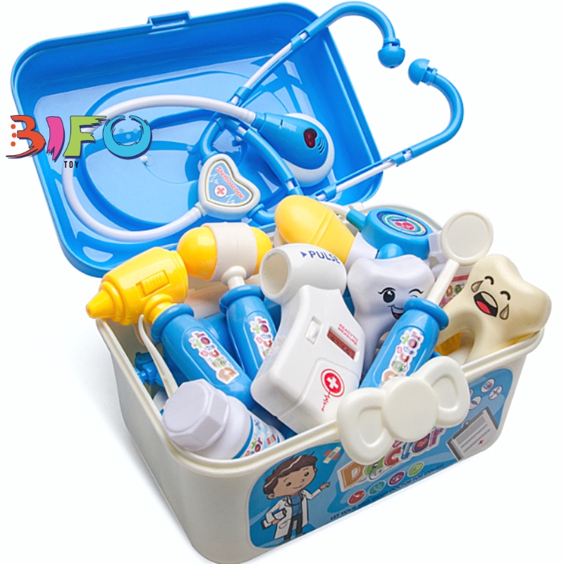 Bộ đồ chơi bác sĩ có âm thanh phát sáng vui nhộn đồ chơi hướng nghiệp nhập vai đồ chơi bác sĩ quà tặng sinh nhật bé