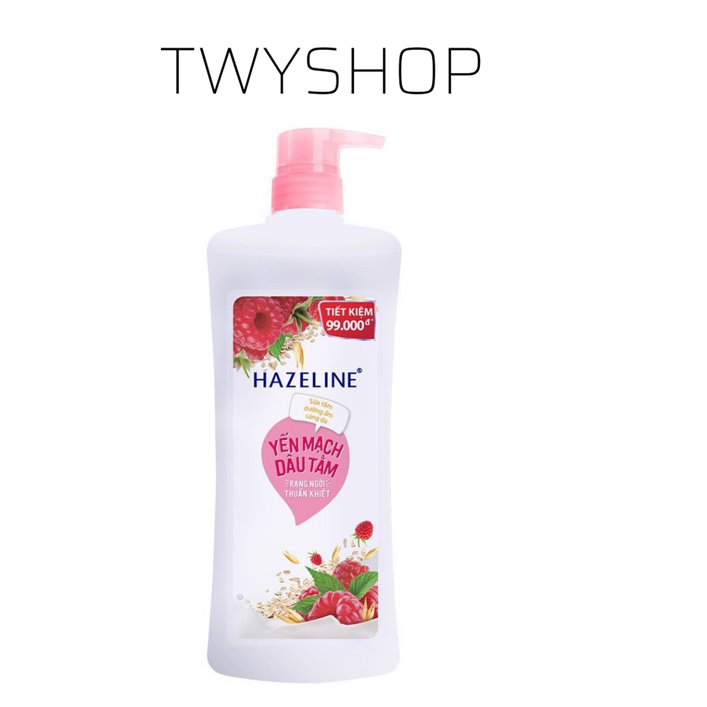 Sữa tắm Hazeline yến mạch dâu tằm 667ml