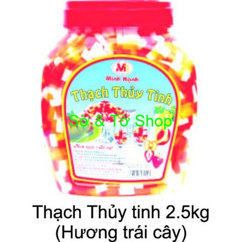 Thạch Thủy Tinh 2.5kg Hương Trái Cây