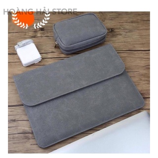 Bao da chống sốc cho laptop, macbook, surface kèm ví đựng phụ kiện