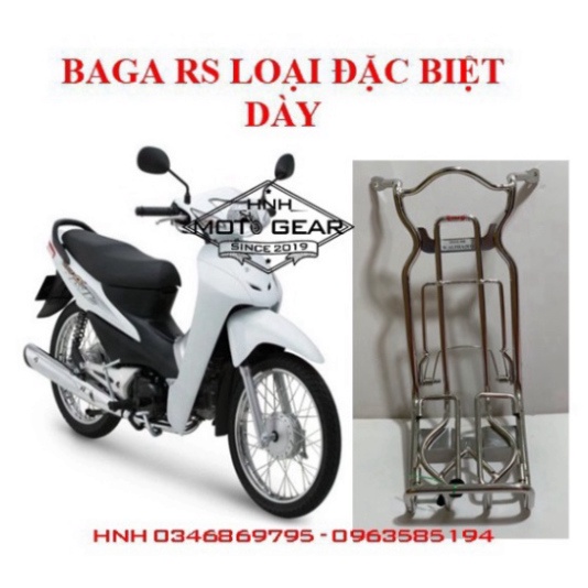 Baga Inox Cho Honda Wave A / Rs Chính Hãng Kim Phụng