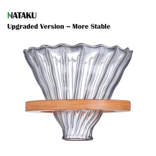 Bộ bình và phễu V60 pha cà phê giấy lọc / Bình Đựng Cà Phê Thuỷ Tinh 500ml, phục vụ cà phê chuyên nghiệp