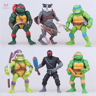Set 6 Mô Hình Ninja Rùa Đồ Chơi Cho Bé
