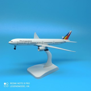 Mô hình máy bay Philippines Airlines Boeing 777 20cm