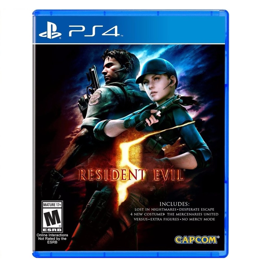 Đĩa game ps4 Resident evil 5