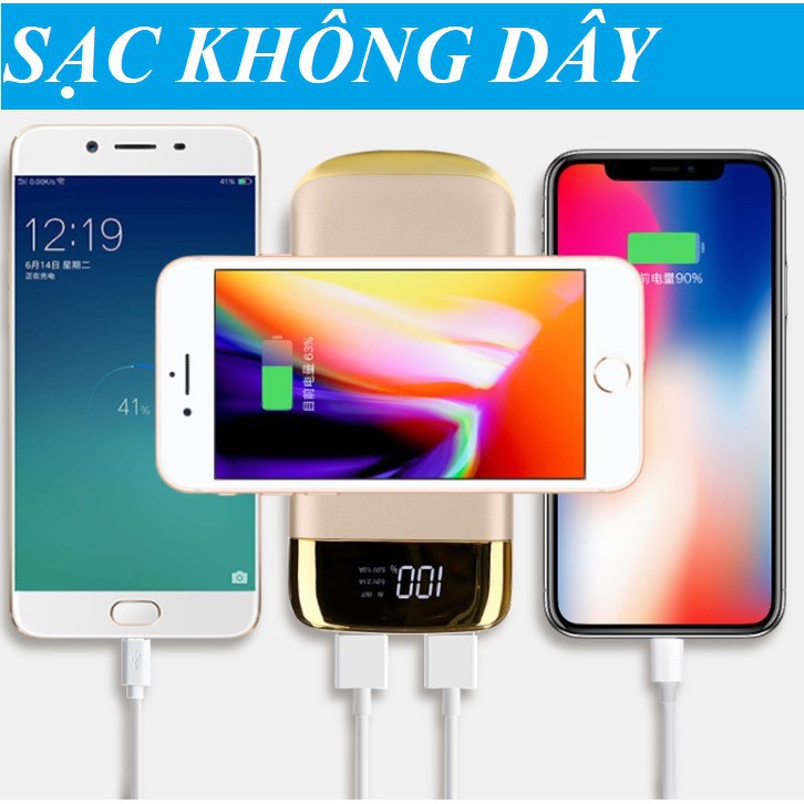 Pin sạc dự phòng không dây 10000 Mah (Y10 loại không dây) KIM NHA SHOP