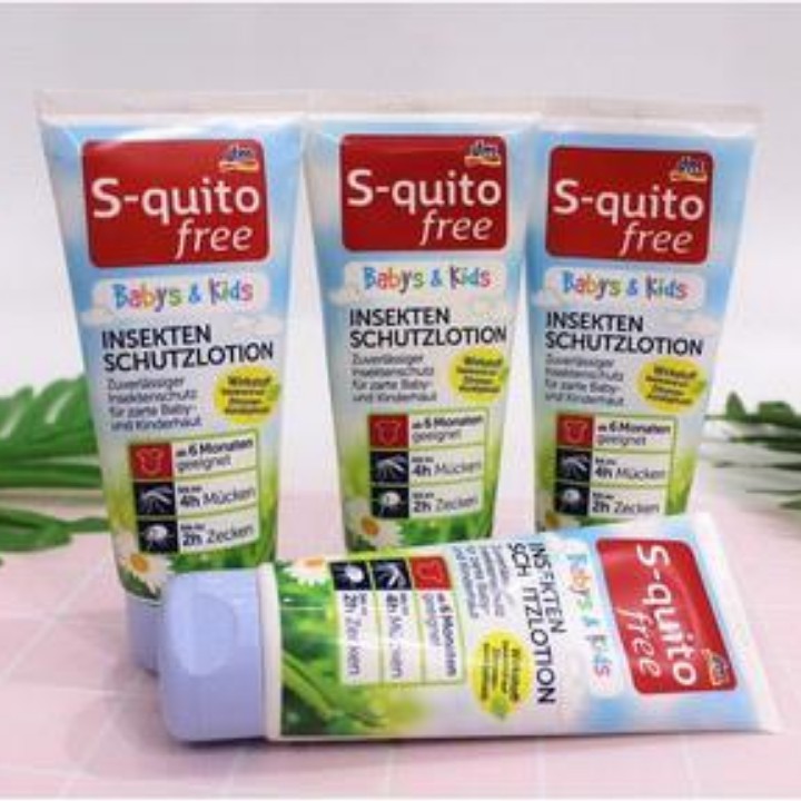 Xịt, Kem chống muỗi và côn trùng Squito Free (S-quito Free) của Đức