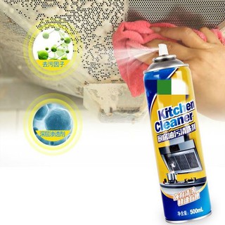 Chai xịt tạo bọt tẩy rửa nhà bếp đa năng Kitchen Cleaner 500ml tặng kèm 1 đôi găng tay cao su