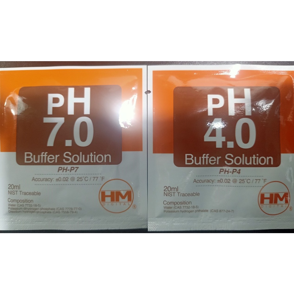 Dung dịch hiệu chuẩn Máy đo PH AD11, AD12, PH 80 các dòng máy đo PH khác cần hiệu chuẩn với PH4 và PH7