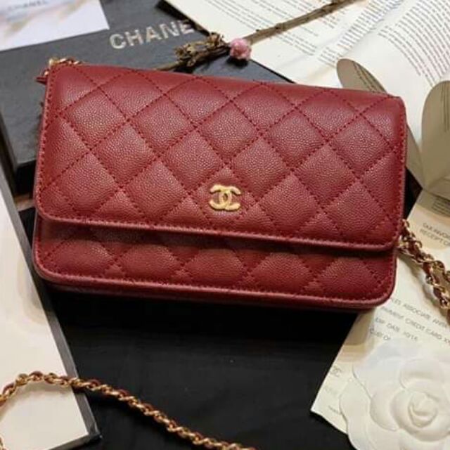 CH^NEL KATUN - Size: 19cm - Form hàng cực đẹp - chuẩn xịn luôn ý- Da thật- FULLBOX - Ruy băng đầy đủ