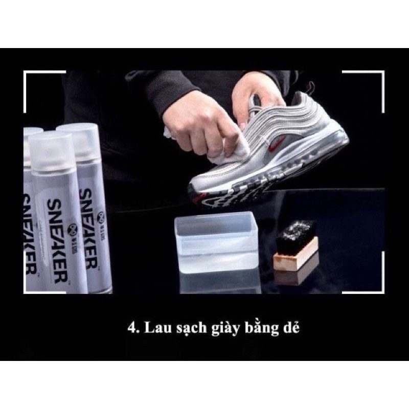 [GIÁ HUỶ DIỆT] Chai Xịt Bọt Vệ Sinh Giày Sneaker 300ml, Phù Hợp Với Nhiều Chất Liệu, Vệ Sinh Giày - NYANCHI Store