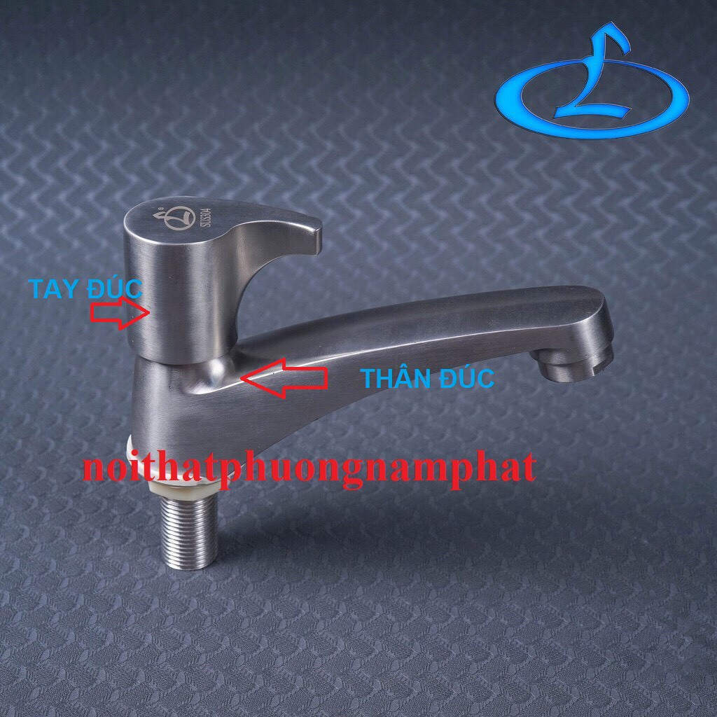 Vòi Rửa Mặt Lavabo Lạnh INOX 304 N6001 NA.GRAND HÀNG LOẠI 1 BAO XÀI BAO ĐỔI MỚI TRONG 1 NĂM LA LẠNH A1