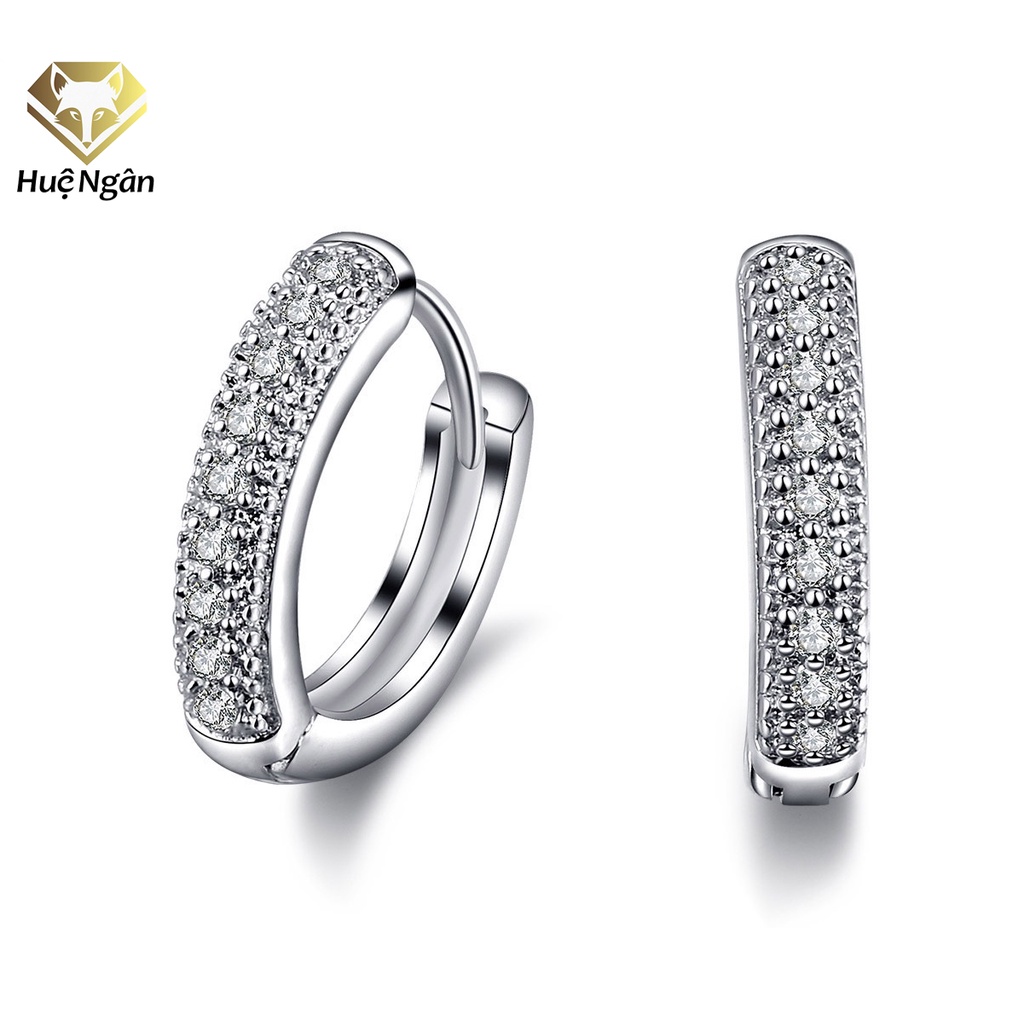 Bông tai bạc Ý 925 Huệ Ngân - Vòng xinh RYE140305